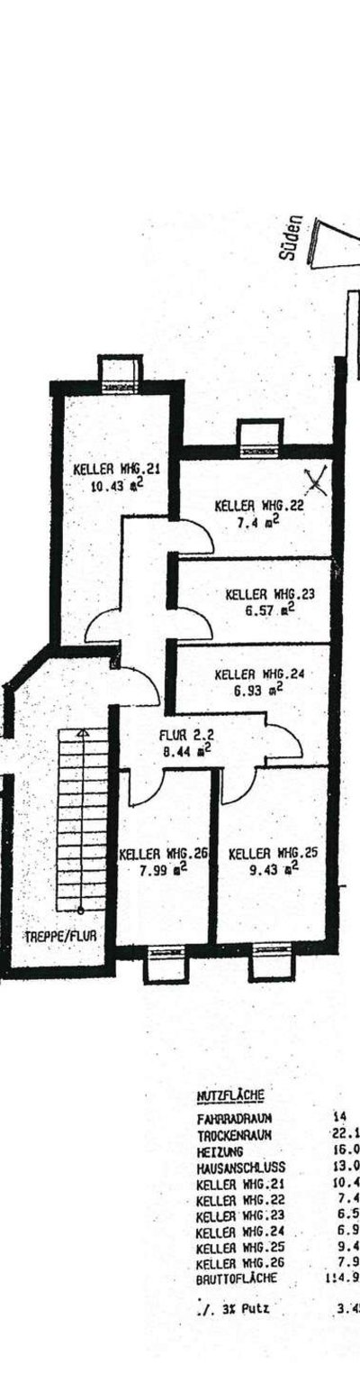 Grundriss Keller Grundriss Keller