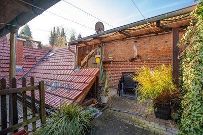 überdachte Terrasse