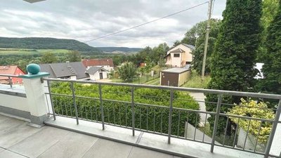 Blick vom Balkon